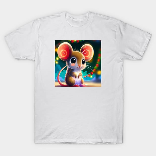 Cute Mouse Drawing T-Shirt by Play Zoo